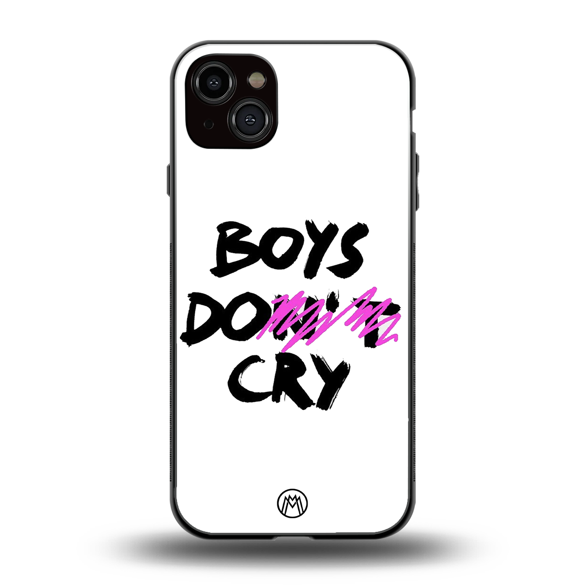 boys do cry back phone cover | glass case for iphone 15 plus