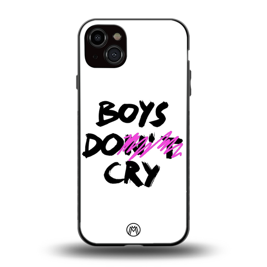 boys do cry back phone cover | glass case for iphone 14 plus