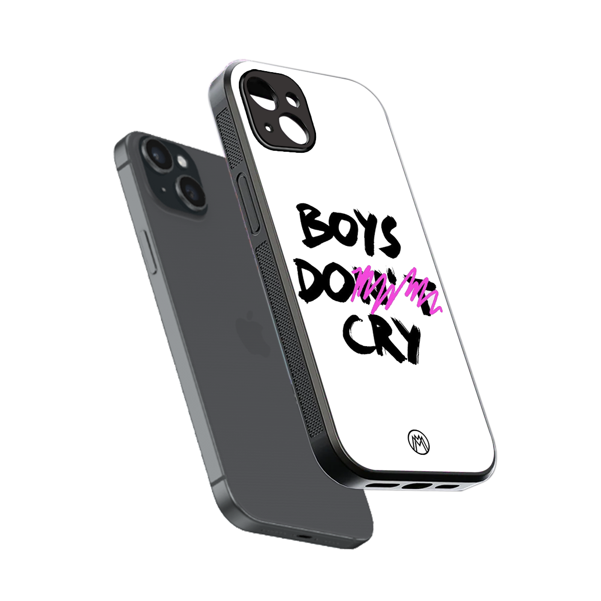 boys do cry back phone cover | glass case for iphone 15 plus