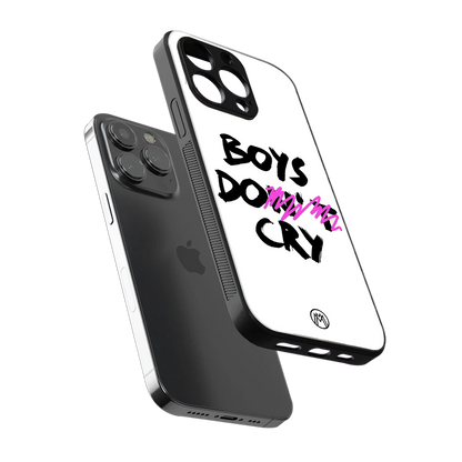 boys do cry back phone cover | glass case for iphone 14 pro max