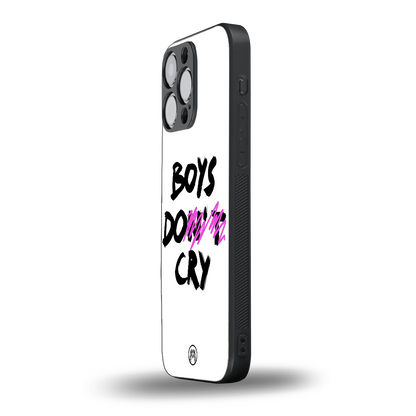 boys do cry back phone cover | glass case for iphone 14 pro max