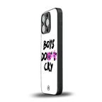 boys do cry back phone cover | glass case for iphone 14 pro