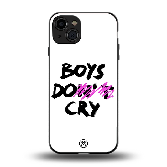 boys do cry back phone cover | glass case for iphone 15