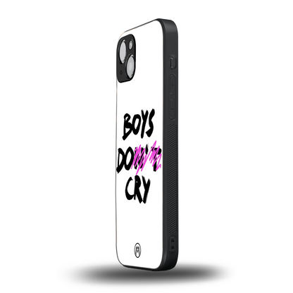 boys do cry back phone cover | glass case for iphone 15