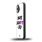 boys do cry back phone cover | glass case for iphone 16 plus