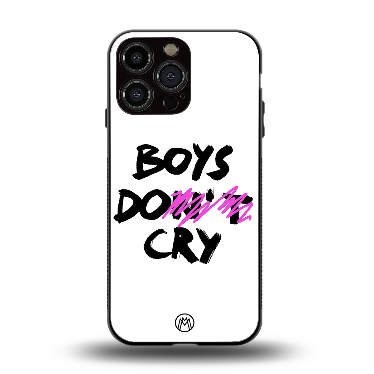 boys do cry back phone cover | glass case for iphone 16 pro max