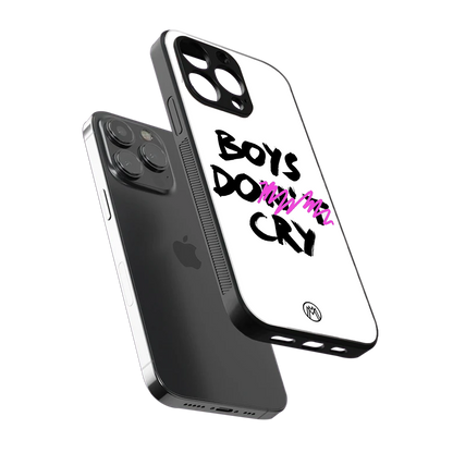 boys do cry back phone cover | glass case for iphone 16 pro
