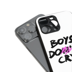 boys do cry back phone cover | glass case for iphone 16