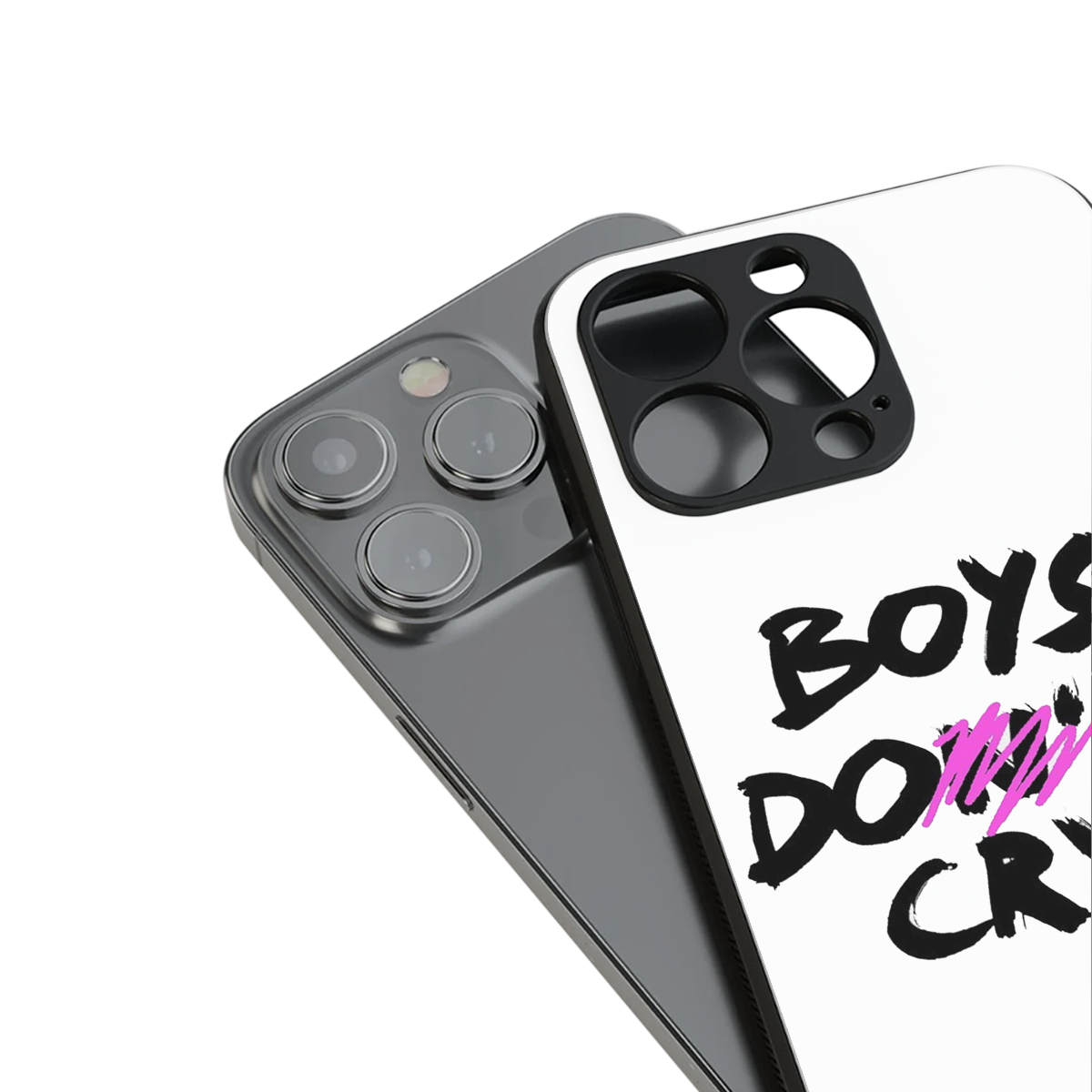boys do cry back phone cover | glass case for iphone 15 pro