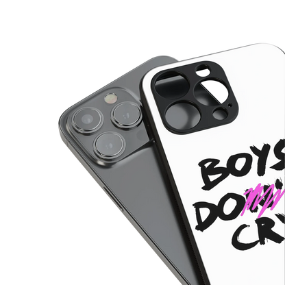 boys do cry back phone cover | glass case for iphone 15 pro