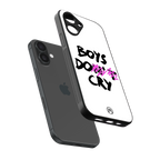 boys do cry back phone cover | glass case for iphone 16