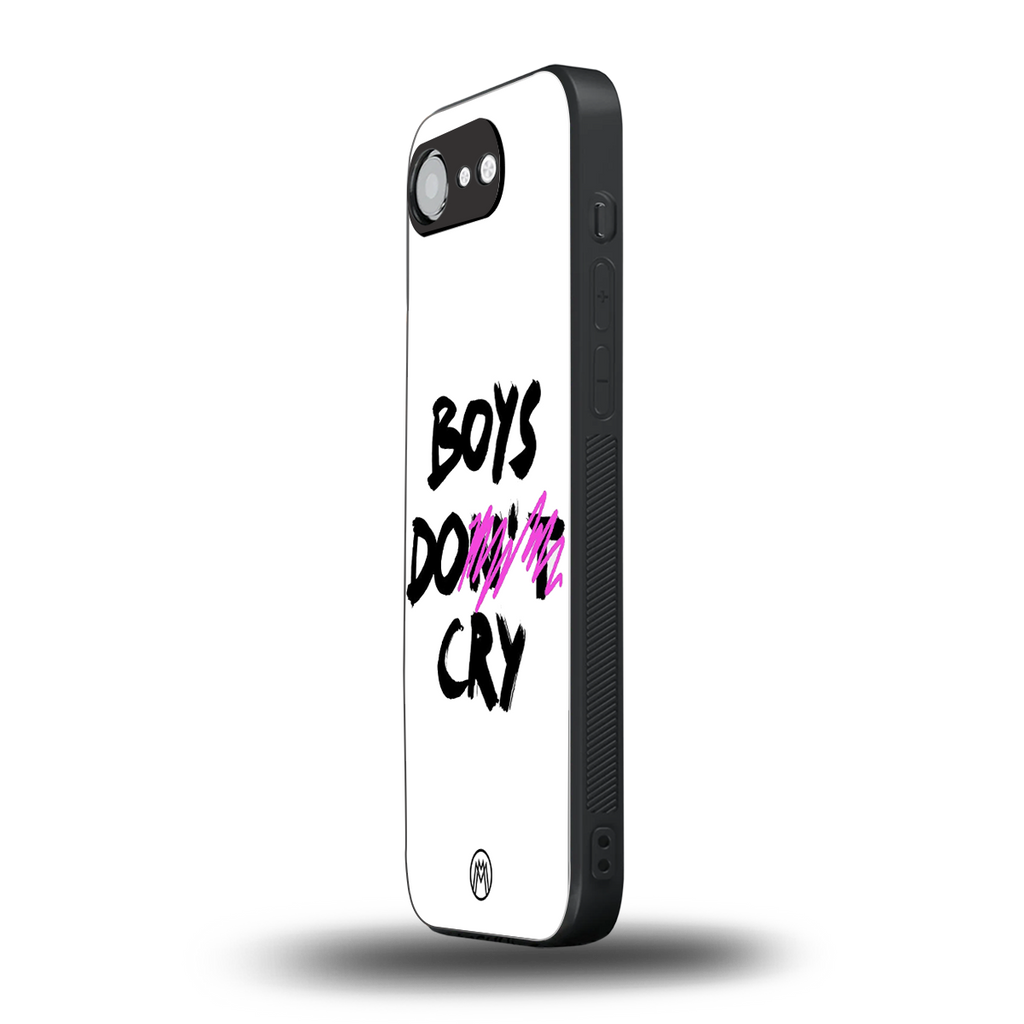 boys do cry back phone cover | glass case for iphone 16e