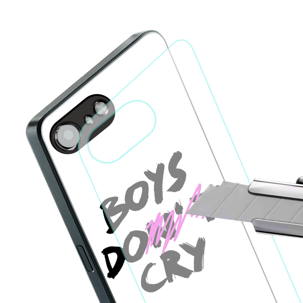 boys do cry back phone cover | glass case for iphone 16e