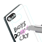 boys do cry back phone cover | glass case for iphone 16e