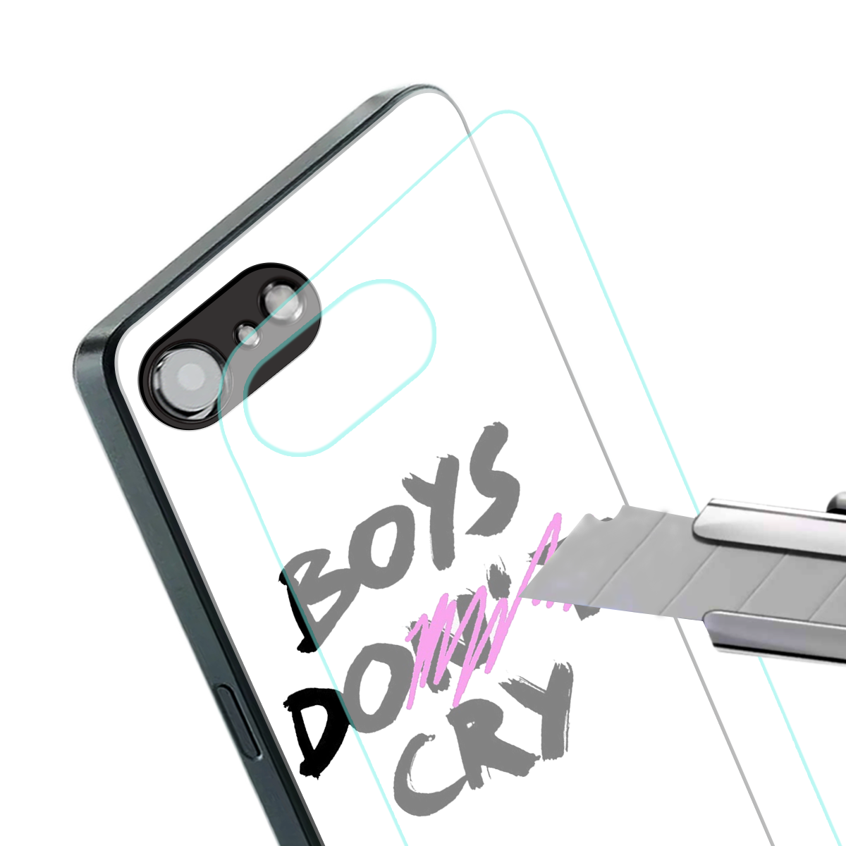 boys do cry back phone cover | glass case for iphone 16e