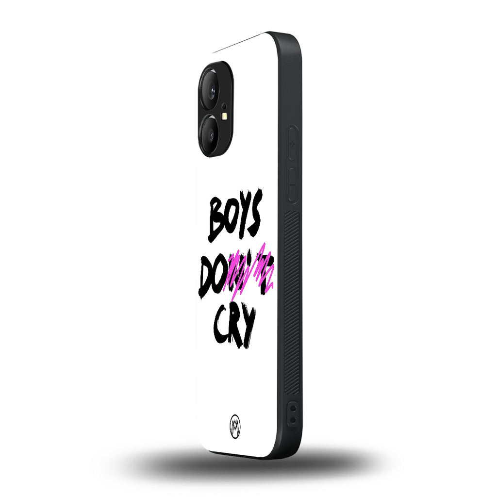 boys do cry back phone cover | glass case for nothing phone 1