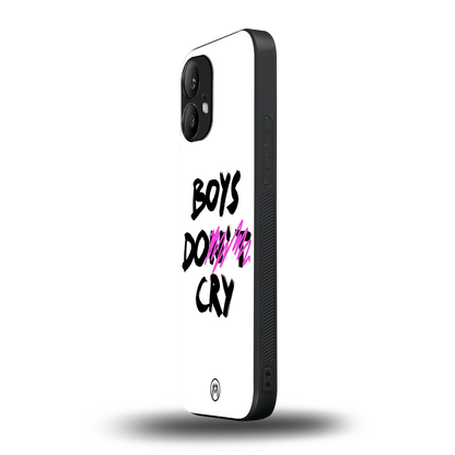 boys do cry back phone cover | glass case for nothing phone 2