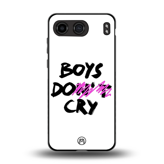 boys do cry back phone cover | glass case for oneplus nord 4