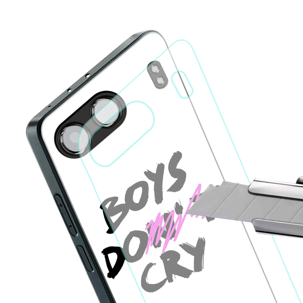 boys do cry back phone cover | glass case for oneplus nord 4
