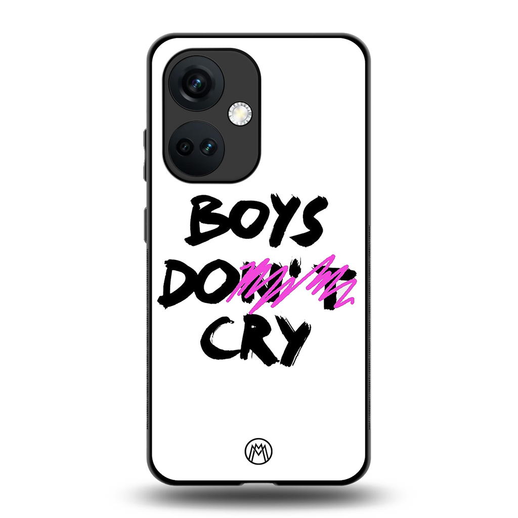 boys do cry back phone cover | glass case for oneplus nord ce 3