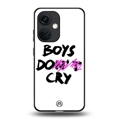 boys do cry back phone cover | glass case for oneplus nord ce 3