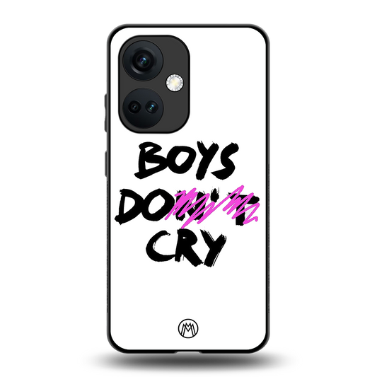 boys do cry back phone cover | glass case for oneplus nord ce 3