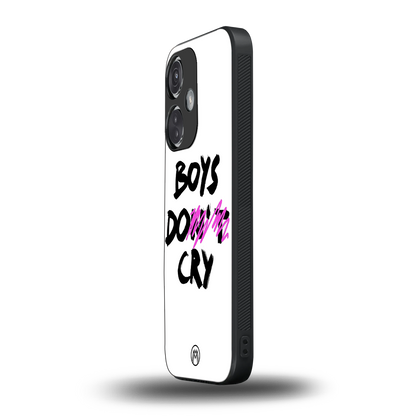 boys do cry back phone cover | glass case for oneplus nord ce 3