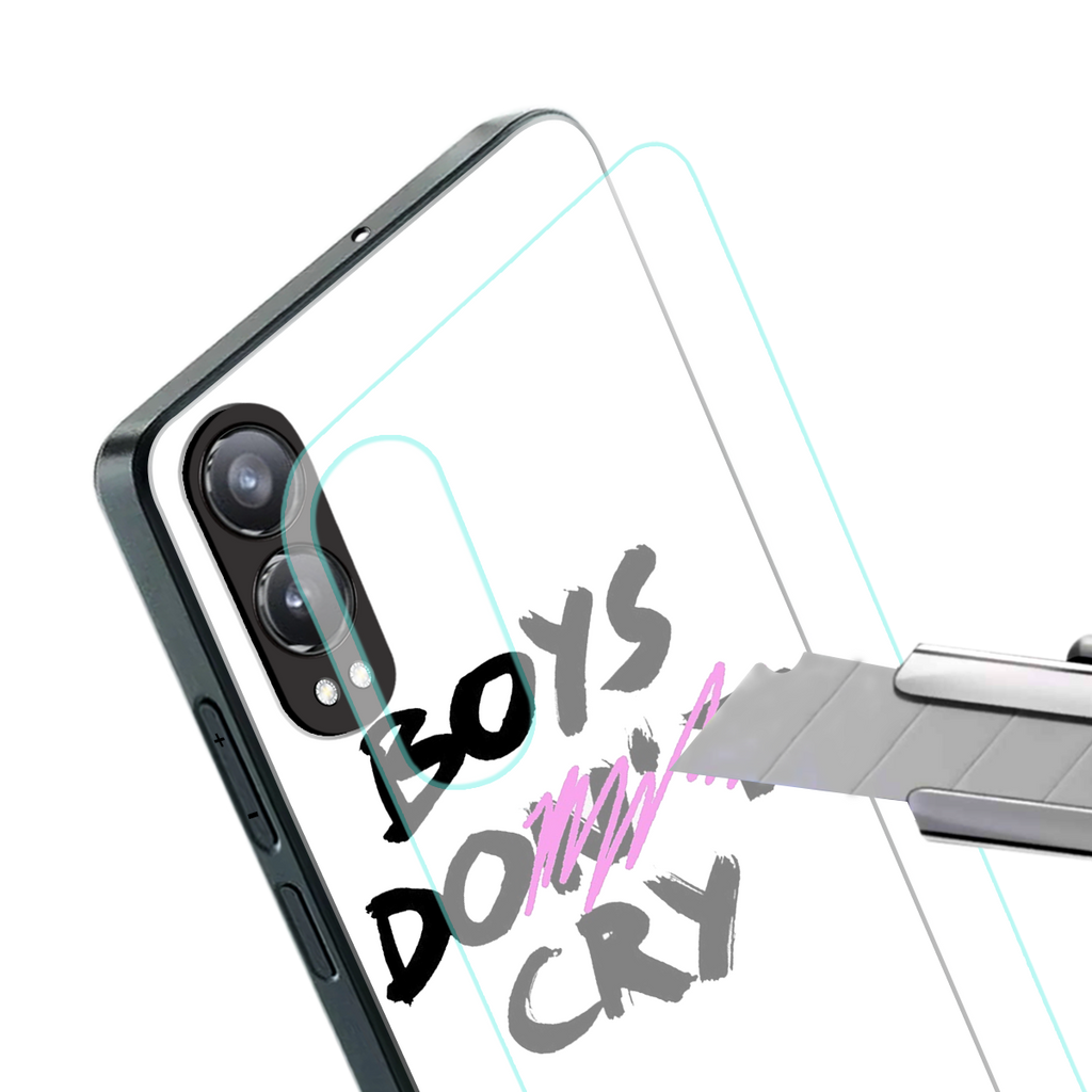 boys do cry back phone cover | glass case for oneplus nord ce 4 lite