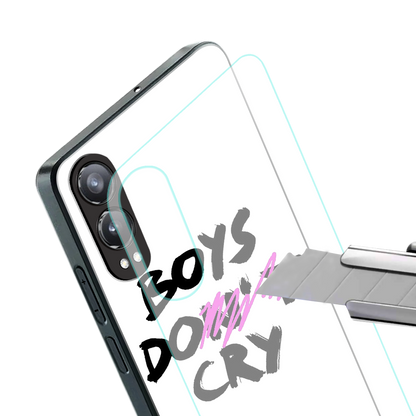 boys do cry back phone cover | glass case for oneplus nord ce 4 lite