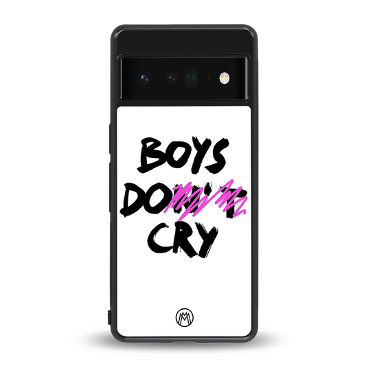 boys do cry back phone cover | glass case for google pixel 6 pro