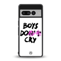 boys do cry back phone cover | glass case for google pixel 7 pro