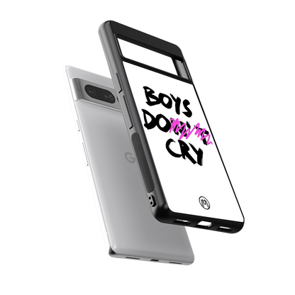 boys do cry back phone cover | glass case for google pixel 7 pro