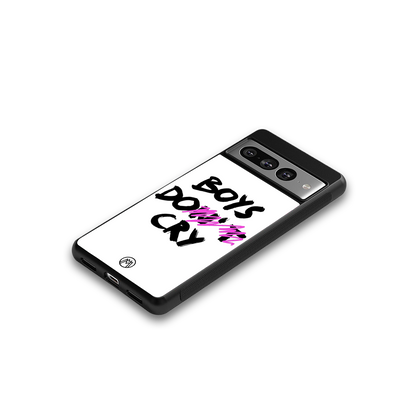 boys do cry back phone cover | glass case for google pixel 7 pro