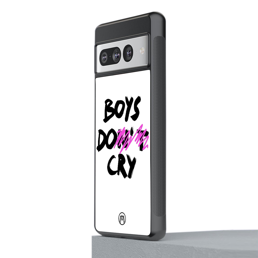 boys do cry back phone cover | glass case for google pixel 7 pro