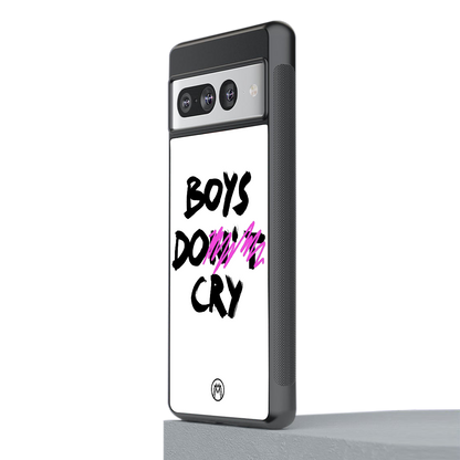 boys do cry back phone cover | glass case for google pixel 7 pro