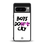 boys do cry back phone cover | glass case for google pixel 8 pro