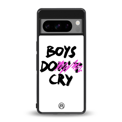 boys do cry back phone cover | glass case for google pixel 8 pro