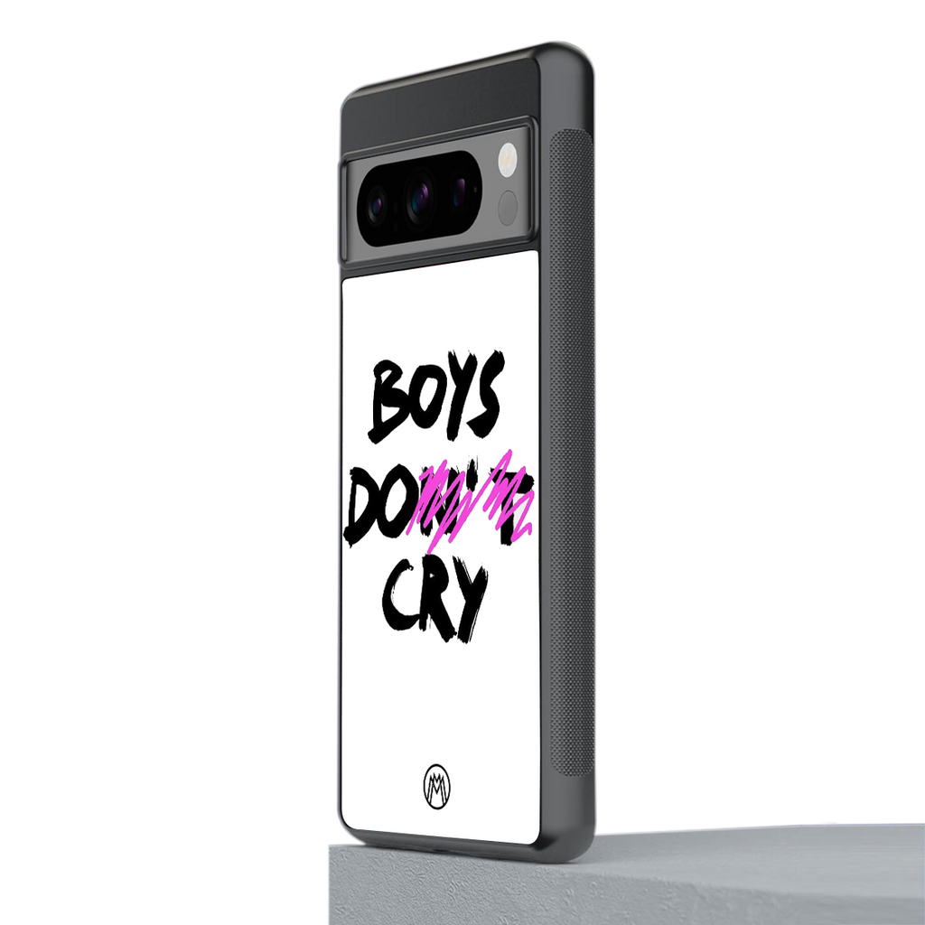 boys do cry back phone cover | glass case for google pixel 8 pro