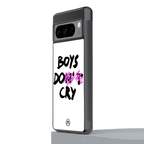 boys do cry back phone cover | glass case for google pixel 8 pro