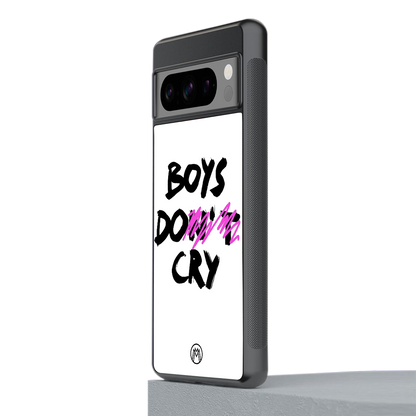 boys do cry back phone cover | glass case for google pixel 8 pro