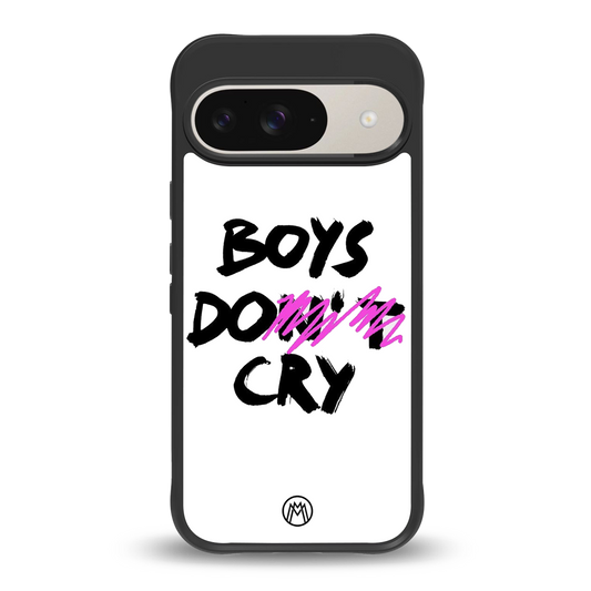 boys do cry back phone cover | glass case for google pixel 9