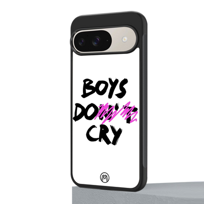 boys do cry back phone cover | glass case for google pixel 9