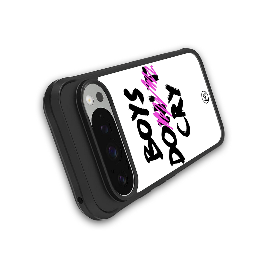 boys do cry back phone cover | glass case for google pixel 9 pro xl
