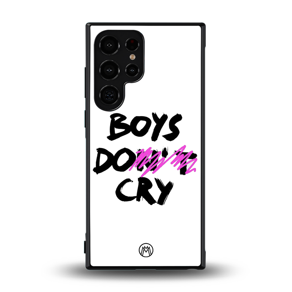 boys do cry back phone cover | glass case for samsung galaxy s23 ultra