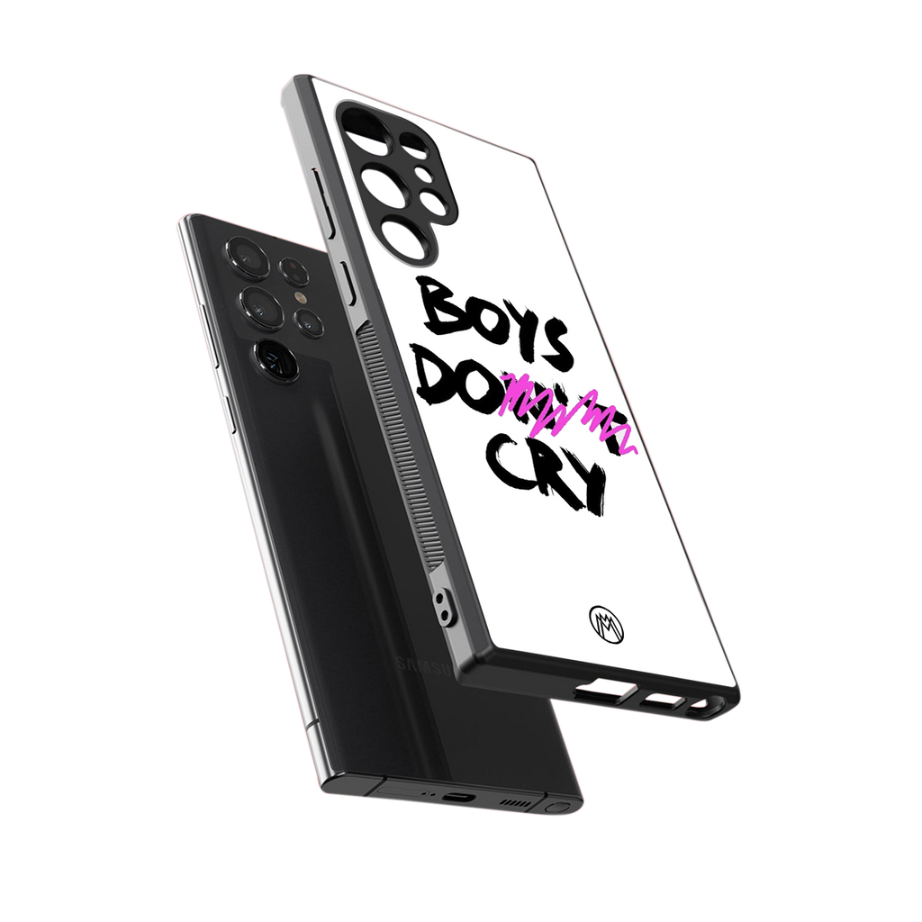 boys do cry back phone cover | glass case for samsung galaxy s23 ultra