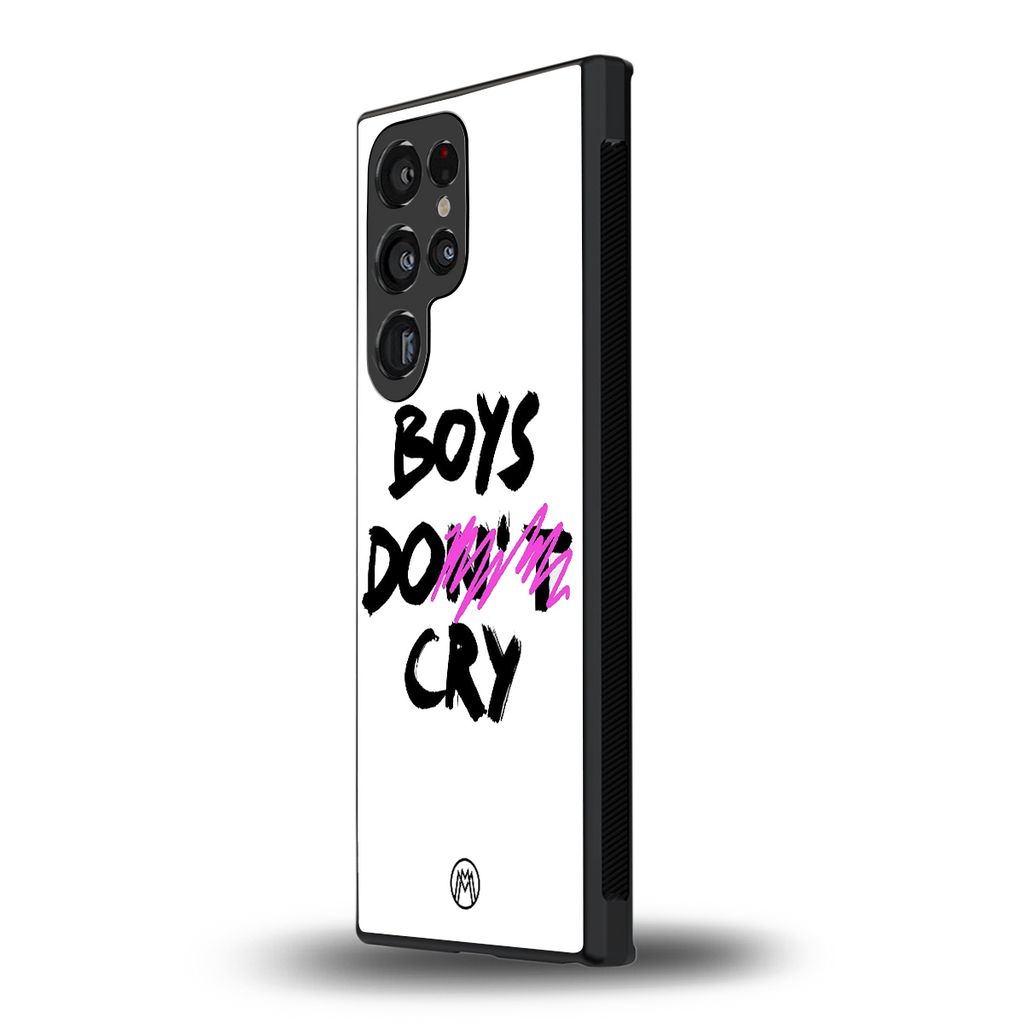 boys do cry back phone cover | glass case for samsung galaxy s23 ultra