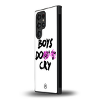 boys do cry back phone cover | glass case for samsung galaxy s23 ultra