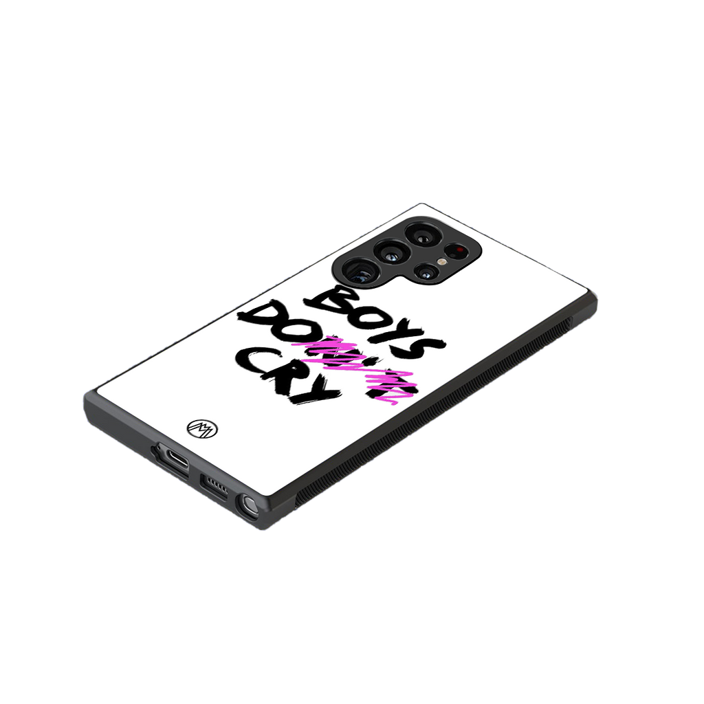 boys do cry back phone cover | glass case for samsung galaxy s23 ultra