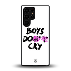 boys do cry back phone cover | glass case for samsung galaxy s25 ultra