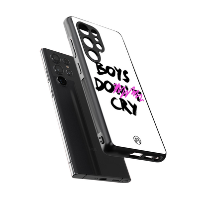 boys do cry back phone cover | glass case for samsung galaxy s25 ultra